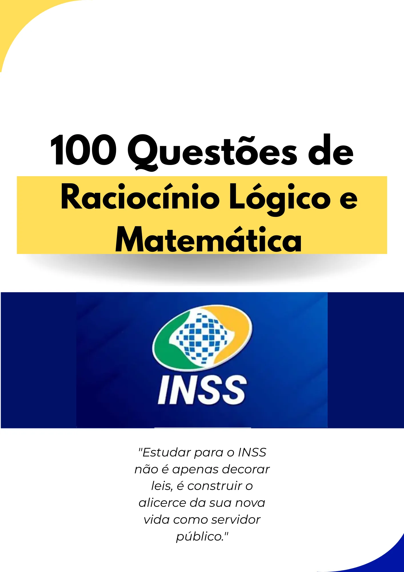 Capa Raciocínio Lógico